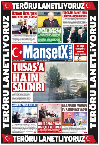 MANŞETX GAZETESİ'NİN 13. YIL 349. EKİM SAYILARI ÇIKTI