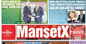 MANŞETX GAZETESİ'NİN 13.YIL 351. ANKARA-BURSA ARALIK SAYILARI ÇIKTI