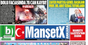 MANŞETX GAZETESİ'NİN 14.YIL 352. ANKARA-BURSA OCAK SAYILARI ÇIKTI!