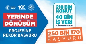 "Yerinde Dönüşüm" projesine başvurular 250 bini aştı