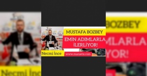 NECMİ İNCE YAZDI:''MUSTAFA BOZBEY EMİN ADIMLARLA İLERLİYOR!''