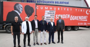 29 Ekim coşkusu 'Cumhuriyet Tırı' ile Bursa’yı sarıyor